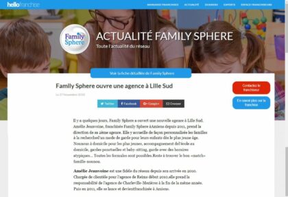 Family Sphere ouvre une agence à Lille Sud