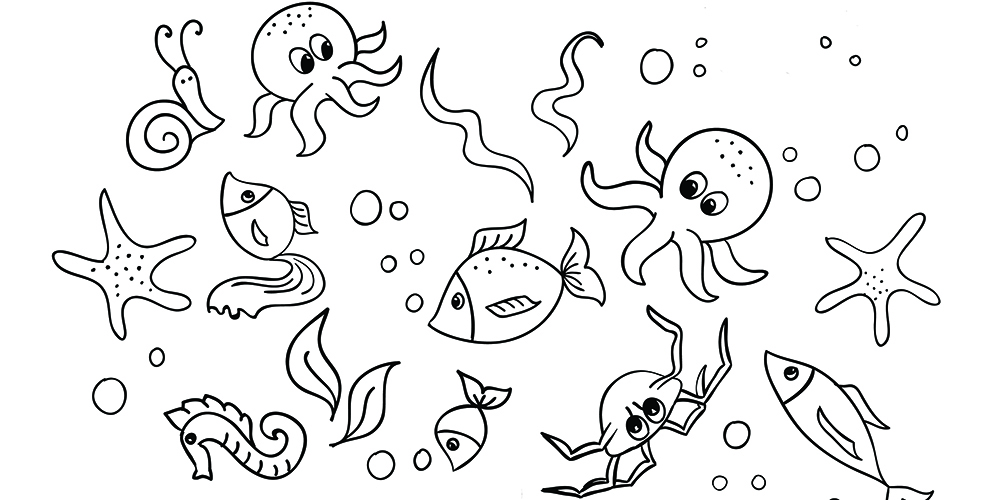 Les dessins de la mer